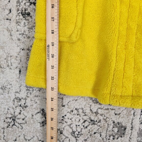 Kids' Unisex Hooded Bath Robe Yellow Color Size 4T - 5T With Pockets Pool Time - Picture 5 of 5